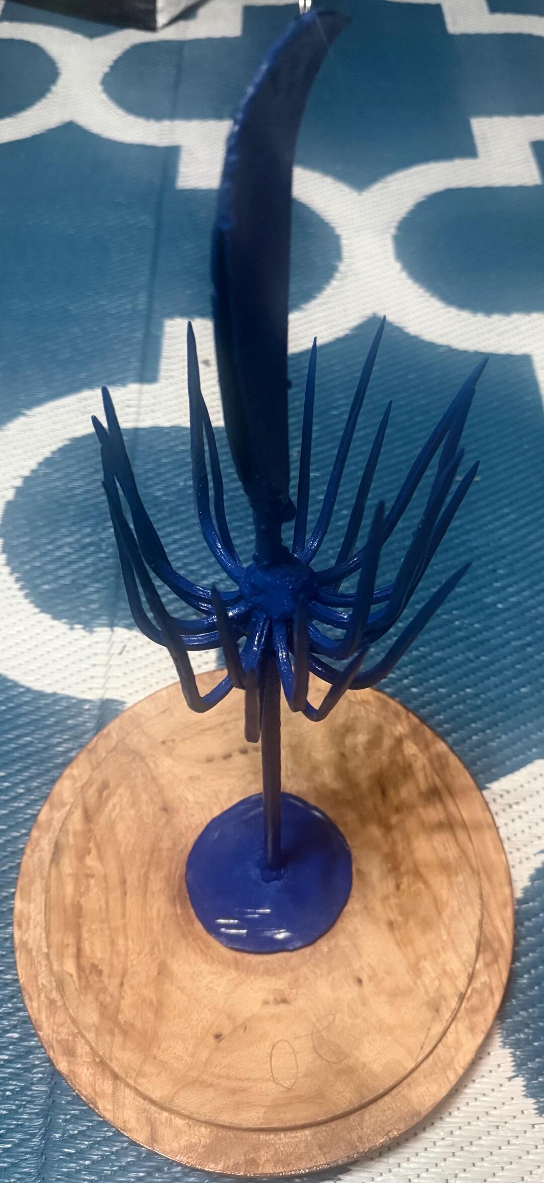 Orisha Ritual Staff Orisha Royal Blue Osun Staff/spiritual Staff of Power & Defense - Etsy