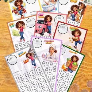 Sinking Fund Savings Challenge Bundle | 70 Budget Icons + 9 A6 Printable Trackers | Emergency, Bills, Groceries, Savings Planner | PDF