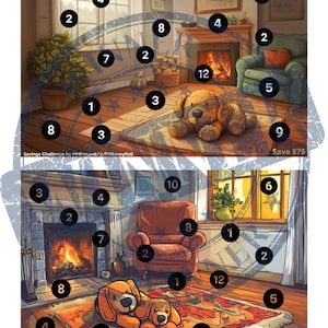 Comfy A5 Savings Challenge Set Digital Download Cute A5 Challenge Game Set Digital Print Savings Challenge Set of 2 A5 Digital Prints