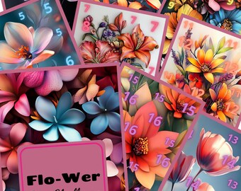 Flower Box Challenge Digital Download Floral Box Challenge Digital Upload Garden Themed Savings Challenge Digital Print Set Savings Trackers
