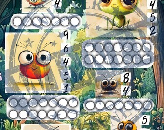 Desafío de ahorro de Forest Bugs Bucks Desafío de ahorro de Biggers Cash Stuffing Juego de presupuesto Desafío de ahorro a largo plazo Juego de ahorro lindo