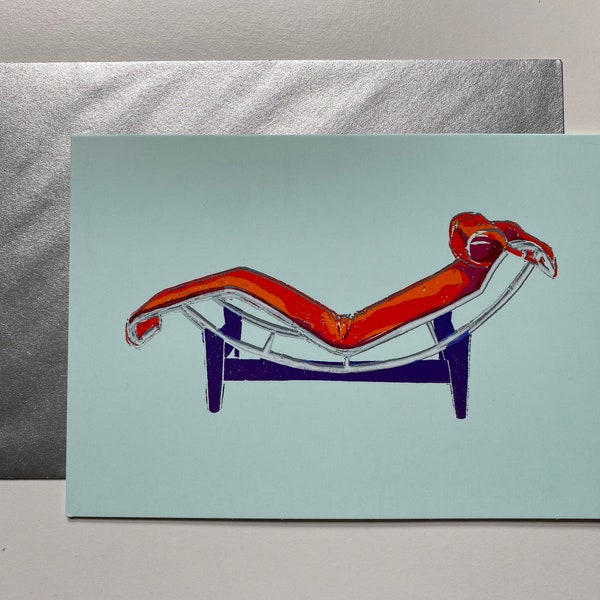 Designer Card - Chaise Longue (Le Corbusier)