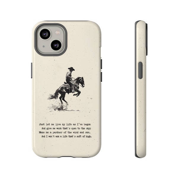 cowboy phone case, rodeo phone case, western phone case, vintage cowboy art phone case, rodeo cowboy case, western minimalism