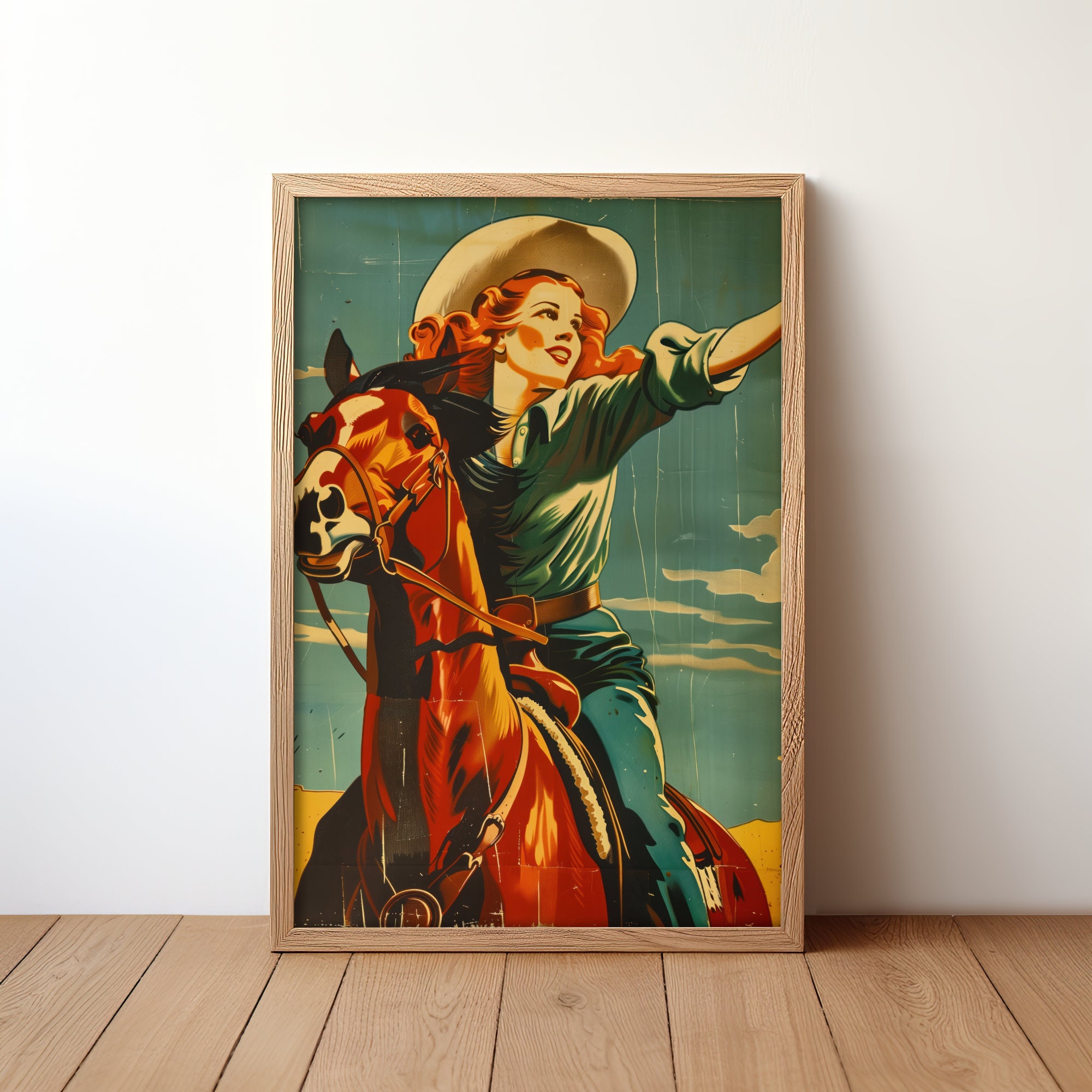 1950s Elvgren Pin-Up Girl Poster 