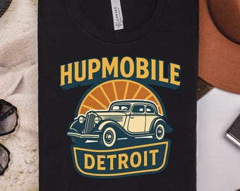 Vintage Hupmobile Detroit T-shirt – grafisch T-shirt autoliefhebber