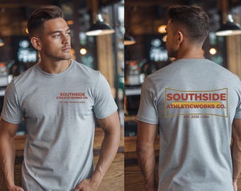 Unisex 'SOUTHSIDE' Athletic T-Shirt, Trendy Street Style