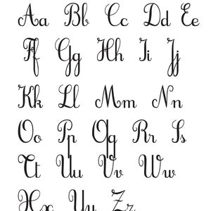 Kalligraphie Übungsblätter - Cursif