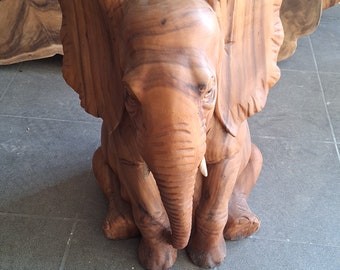 Elefant Holzfigur
