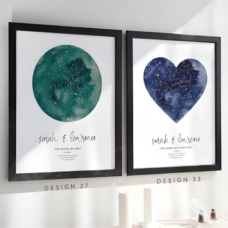 NEXT DAY SHIP Custom Star Map Print - Il 794xN.5861106900 3p0f