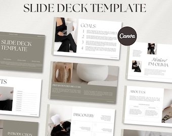 Plantilla de Canva para Masterclass de Coaching Empresarial, Presentación para Webinar, Presentación de diapositivas para la creación de cursos online, Estilo minimalista moderno, Diapositivas corporativas