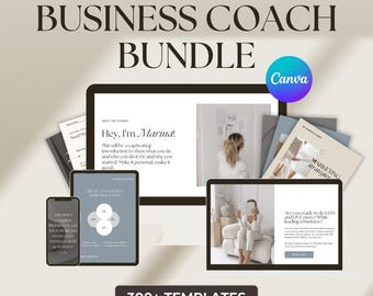 Plantillas de historias y publicaciones de Instagram de Canva | Paquete de más de 300 redes sociales para creadores de cursos | Kit editable de coaching, branding y diseño web