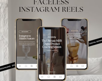 Faceless instagram video reels, Marketing instagram reels templates, Instagram Reels, Video Reels, Social Media reels, Reel Templates