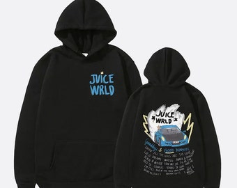 Juice WRLD Sweat à capuche unisexe | Juice WRLD 999 Lucid Dreams Sweat à capuche Merch | Vêtements urbains Streetwear Hip Hop | Sweat-shirt vintage | Cadeau Premium