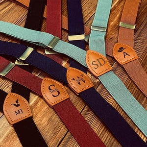 Custom Suspenders Groomsmen | Braces | Wedding Suspenders | Suspenders Men For Work | Personalized Suspenders | Custom Groomsmen Gifts