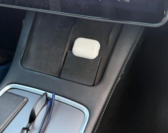 Tesla AirPods Pro Charger Wedge – 3D Printed Console Insert