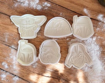 Star Wars Themed Cookie Cutters - Jedi-Worthy Collection for Galactic Parties
