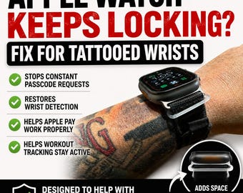 Separador para corregir tatuajes en el Apple Watch / Soluciona problemas de detección de muñeca y bloqueo con código de acceso