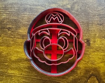 Mario-Themed 3D Printed Cookie Cutter - Fun Baking Tool for Gamers