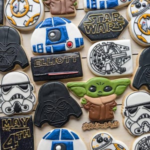 Star Wars Themed Cookie Cutters - Jedi-Worthy Collection for Galactic Parties image 2