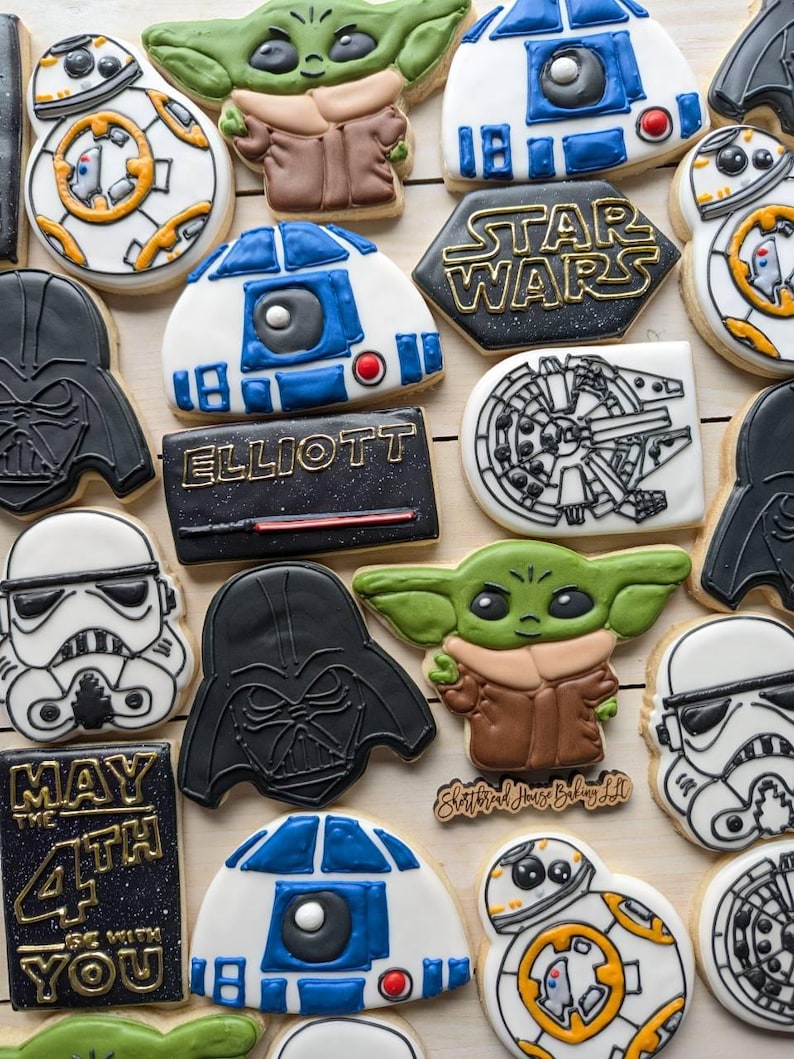 Star Wars Themed Cookie Cutters - Jedi-Worthy Collection for Galactic Parties image 2