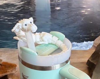 Falkor Luck Dragon Stanley Straw Topper: NeverEnding Story Tumbler Accessory