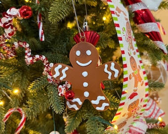 Adorable Gingerbread Ornament| Holiday Decor for Christmas Trees