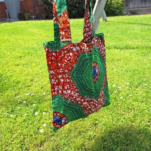 Stofftasche | Tragetasche | Stoffbeutel | Umhängetasche |handgefertigt| Einkauftasche | Stoffbeutel |afrikanische Muster|afrikanischer Stoff