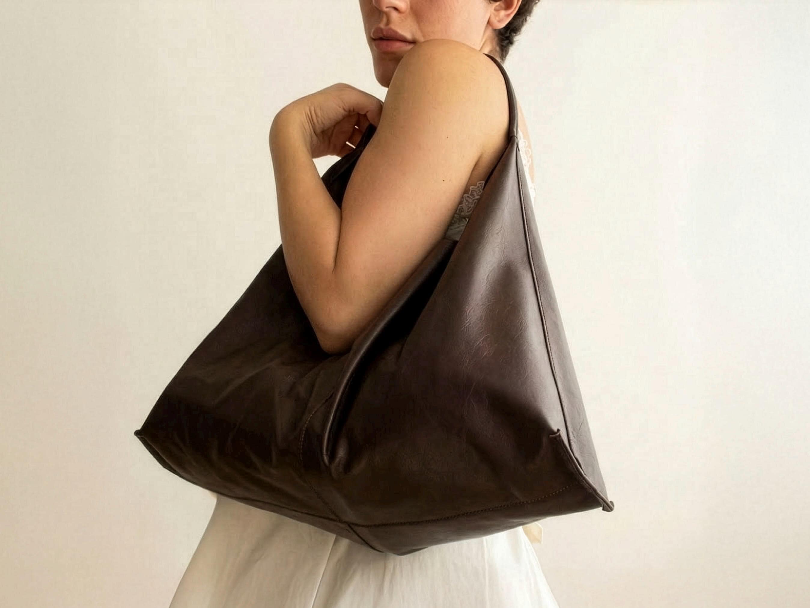Leren schoudertas Dames | Cognac - | YOUR BAG FOR LIFE
