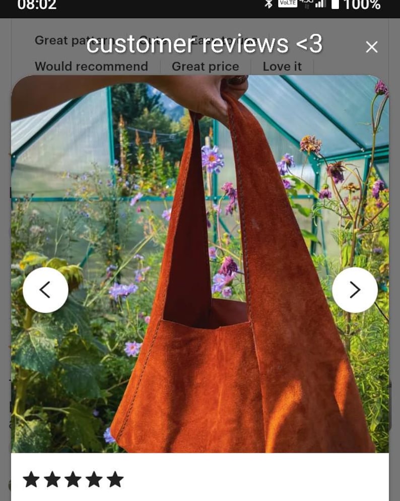 Leather Bag Pattern: DIY Small Hobo Purse Sewing Template (PDF Pattern) image 7