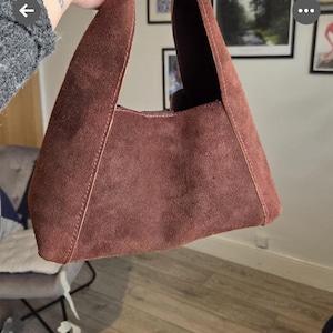 Leather Bag Pattern: DIY Small Hobo Purse Sewing Template (PDF Pattern) image 8