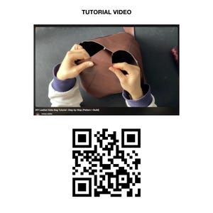 Leather Bag Pattern: DIY Hobo Purse Sewing Template (PDF Pattern) image 10