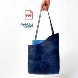 Patrón de bolso de cuero para portátil: DIY fácil de hacer (Descarga en PDF, tamaño A4/Carta EE. UU.)