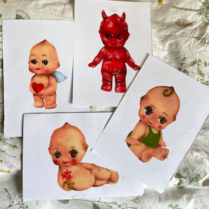 Lámina A4 ilustración kewpie imagen 1