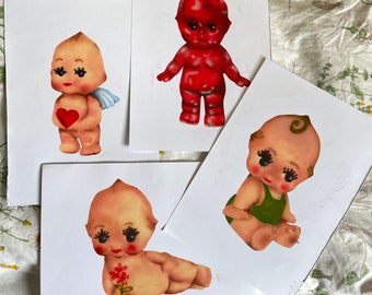 Lámina A4 ilustración kewpie