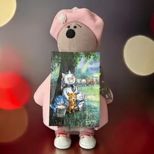 Rain (Blue Cats by Rina Zeniuk, MyMagicard)