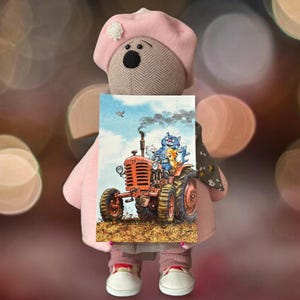 Tractor (Blue Cats by Rina Zeniuk, MyMagicard)