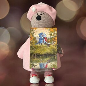 Date at the River (Blue Cats by Rina Zeniuk, MyMagicard)