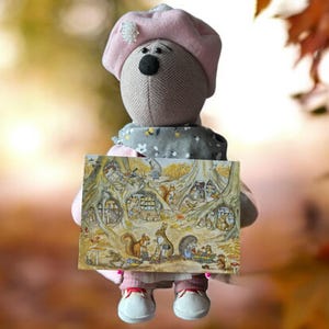 Bosdieren op een shoppingtrip (Molly Brett, TAURUS kunstkaarten)
