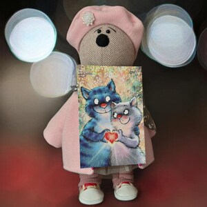 Valentine's Day (Blue Cats by Rina Zeniuk, MyMagicard)