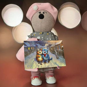 Stepan and Buddy (Blue Cats by Rina Zeniuk, MyMagicard)