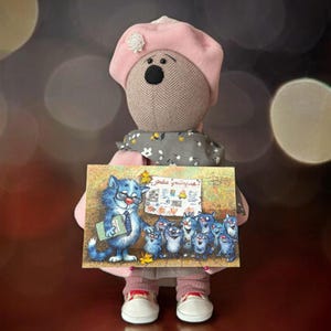 Teacher's Day (Blue Cats by Rina Zeniuk, MyMagicard)