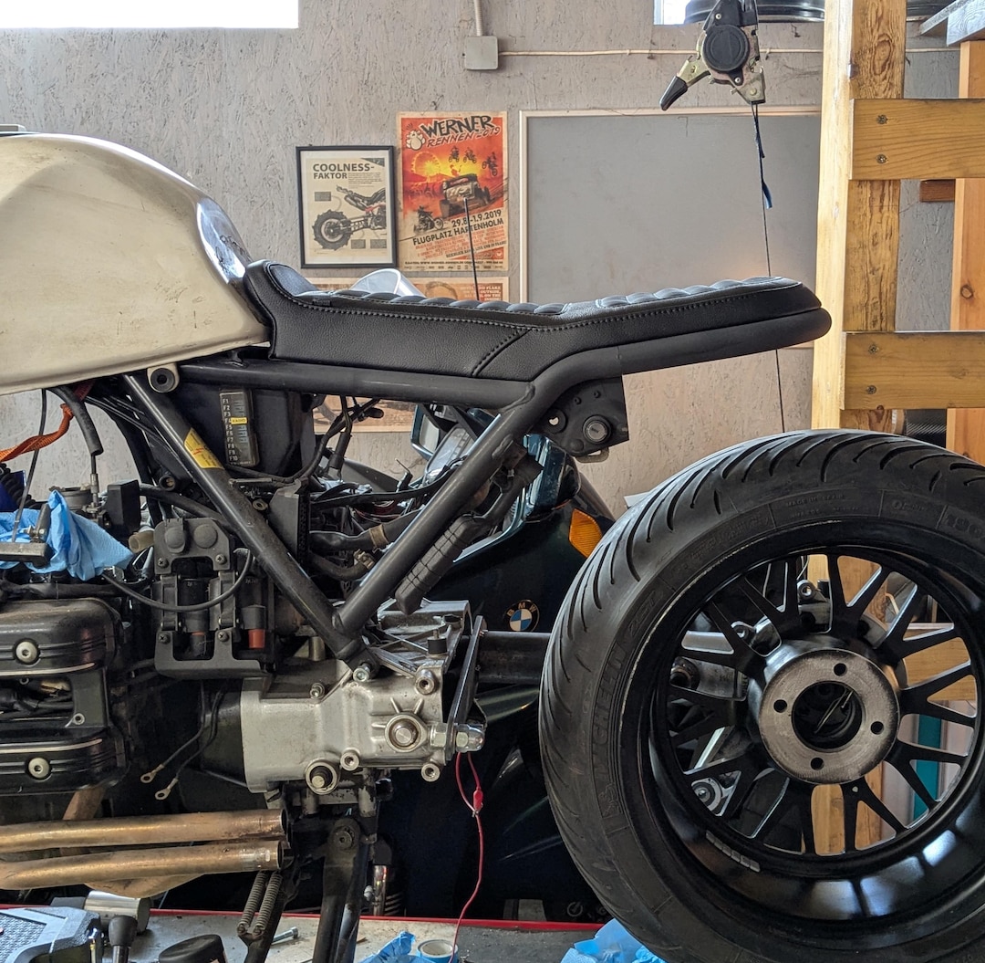 BMW K Series Motorcycle K75 K100 K1100 Seat for 2 Person in Cafe Racer ...