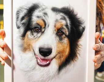 Custom Pencil Portrait from Photo - Personalized Family, Pet, Baby, Couple Sketch Art - 100% handmade original work