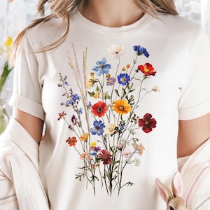 Floral Cottagecore PNG | Spring Flowers Sublimation Design | Botanical Digital Download File | Summer Flower Nature Design for Shirt for Mug