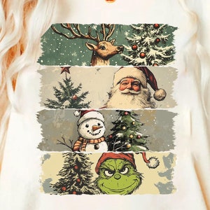 Retro Christmas PNG, Christmas Shirt PNG, Vintage Christmas PNG, Santa Claus png, Christmas Sublimation, Merry Christmas png, T-shirt design