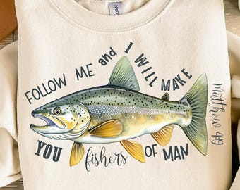 Christian Fishing Boy PNG: Religious Sublimation Design (Digital Download)