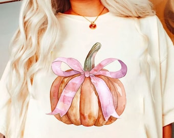 Pumpkin Bow PNG, Retro Halloween, Gothic Girly Design (Digital Download)