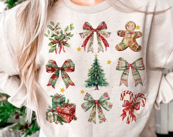 Girly Christmas PNG: Coquette Holiday Designs (Digital Download)