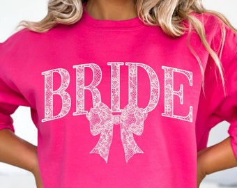 Braut Schleife PNG: Kokette Braut T-Shirt Design (Digitaler Download)