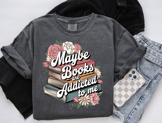 Book Lover Design, Vintage Bookish PNG, T-Shirt Design (Digital Download)
